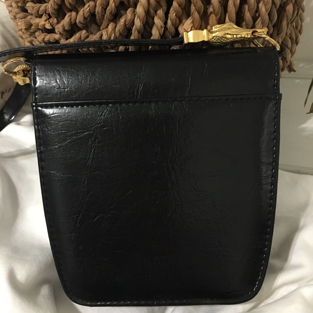 Vintage / crocodile charm cross bag - Picture 5 of 6